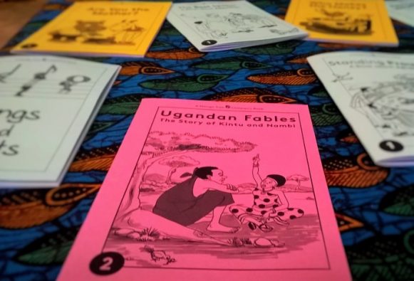 Some of the books on sale at the exhibition