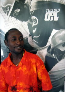 Edison Mugalu at Serena Art Exhibition 2010.