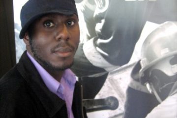 Donald Wasswa at Serena Art Exhibition 2010.